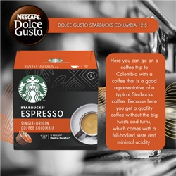 Dolce Gusto Starbucks Columbia 12's - PACK (3)