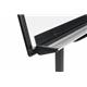 Bi-Office Design Mobile Magnetic Flipchart Easel; Dry-Wipe Lacquered Steel Surface; Aluminium And Black Plastic Frame; 700x1000mm