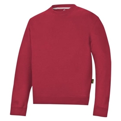 Snickers 2810 Sweatshirt Chili Red Large