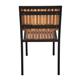 Bolero Steel & Acacia Side Chairs (Pack of 4)