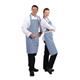 Whites Bib Apron Blue & White Check