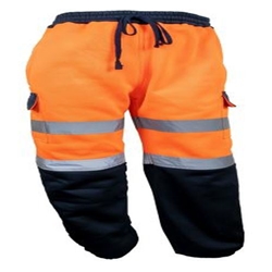 Unbreakable U301 Gibson Two-Tone High Visibility Joggers Orange/Navy 4XL