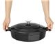 Vogue Round Sauté Pan 28cm Black