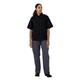 Whites Vegas Unisex Chef Jacket Short Sleeve Black L