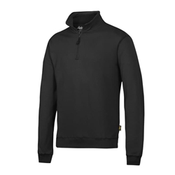 Snickers 2818 Half Zip Sweatshirt Black Large