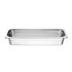 Vogue Stainless Steel Gastronorm 2/4 Tray 100mm