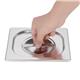 Vogue Stainless Steel 1/6 Gastronorm Lid