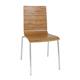 Bolero Square Back Side Chair Zebrano (4 pack)