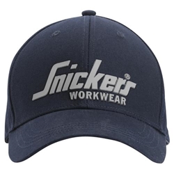 Snickers 9041 Logo Cap Navy/Black
