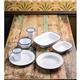 Olympia Enamel Dinner Plates 245mm (Pack of 6)