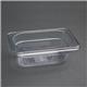 Vogue Polycarbonate 1/9 Gastronorm Container 65mm Clear