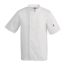 Whites Vegas Unisex Chef Jacket Short Sleeve White XXL