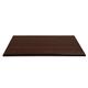 Bolero Pre-drilled Rectangular Tabletop Dark Brown