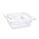 Vogue Polycarbonate 1/6 Gastronorm Container 65mm Clear