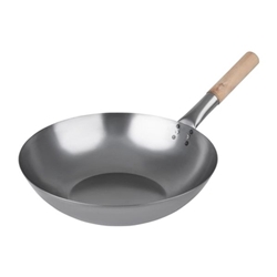 Vogue Mild Steel Wok Flat Base 356mm