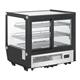 Polar G-Series Countertop Display Fridge Black Square Glass 120Ltr