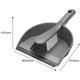 Addis Metalic Short Handle Dustpan & Brush Set {Stiff} - PACK (6)