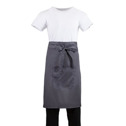 Whites Regular Bistro Apron Charcoal