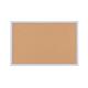 Bi-Office Pastel Cork Notice Board; 60x40cm; Cork Surface; Pastel Blue-Lined MDF Frame