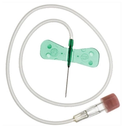 Terumo Surflo Winged Infusion Set 21g (Green) Continuous Use with 30cm Tubing - Box of 50