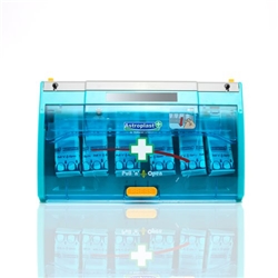 Astroplast Pull N Open Plaster Dispenser With 60 Blue Detectable Plasters 7.2cm x 2.5cm - 1007021