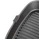 Vogue Square Cast Iron Ribbed Skillet Pan 24cm