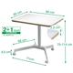 Leitz Ergo Pneumatic Small Sit Standing Desk