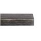 Bolero Pre-drilled Square Tabletop Vintage Black 700mm
