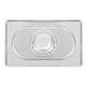 Vogue Heavy Duty Stainless Steel 1/9 Gastronorm Tray Lid