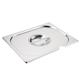 Vogue Stainless Steel 1/2 Gastronorm Notched Lid