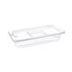 Vogue Polycarbonate 1/3 Gastronorm Container 65mm Clear