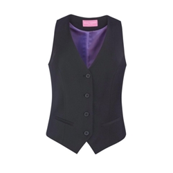Brook Taverner Sophisticated Scapoli Ladies Waistcoat Charcoal UK 06 Long 2200C