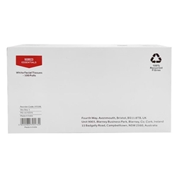 Nisbets Essentials White Hand Towels 1ply - 100 Sheets (36 Pack)