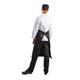 Whites Bistro Apron Polycotton Black with Pocket 900x800mm