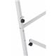 Bi-Office Ultimate Board Easel; Light Grey Mobile Structure; 80º Angle Feet; 1130x1515x650mm