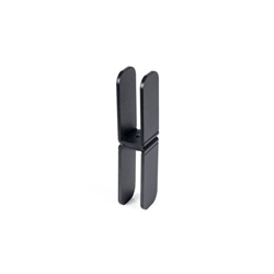 Archyi Sculpo Board ''H'' Shape Connector; Black Colour; 13x3x3cm
