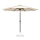 Bolero Seville Round Parasol 3m Diameter Cream