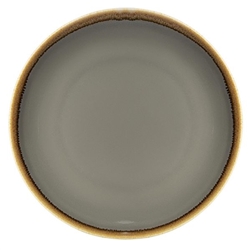 Olympia Kiln Round Coupe Plate Smoke 280mm (4 Pack)