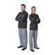 Whites Vegas Unisex Chef Jacket Long Sleeve Black M