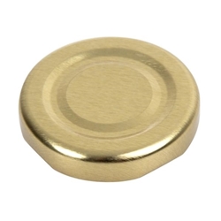 Artis Gold Cap for Mini Milk Bottles (Pack of 18)