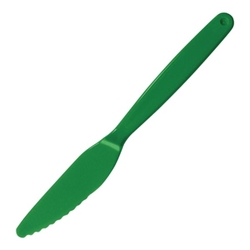Olympia Kristallon Polypropylene Knives Green (12 pack)