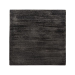 Bolero Pre-drilled Square Tabletop Vintage Black 700mm