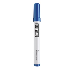 Bi-Office Drywipe Markers; Blue; Box of 10
