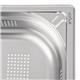 Vogue Heavy Duty Stainless Steel Perforated 1/1 Gastronorm Tray 100mm
