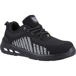 Safety Jogger Fitz S1P SRC Safety Trainers Black/White [Size UK 7.5/ EU 41]