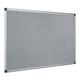 Bi-Office Fire Retardant Notice Board; Grey Felt Surface; Aluminium Frame; 1800x1200mm