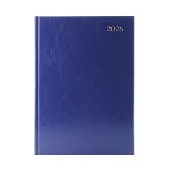 5 Star Desk Diary Week To View A5 Blue 2026 KFA53BU26