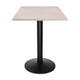 Bolero Pre-drilled Square Table Top Vintage White 700mm
