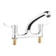 Vogue Twin Mixer Lever Deck Tap