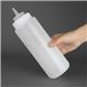 Vogue Clear Wide Neck Squeeze Sauce Bottle 32oz